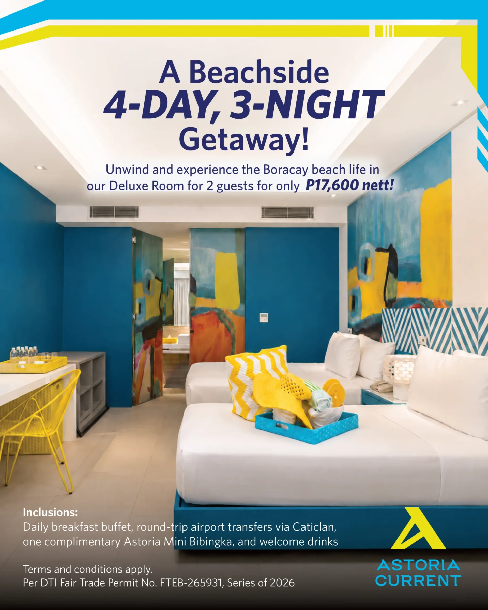 A Beachside 4-Day, 3-Night Getaway!